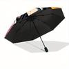 1pc Demon Slayer Anime Characters Automatic Opening and Closing Umbrella - Lightweight 3-Fold Design, Suitable for Fans, Travel, Daily Use,