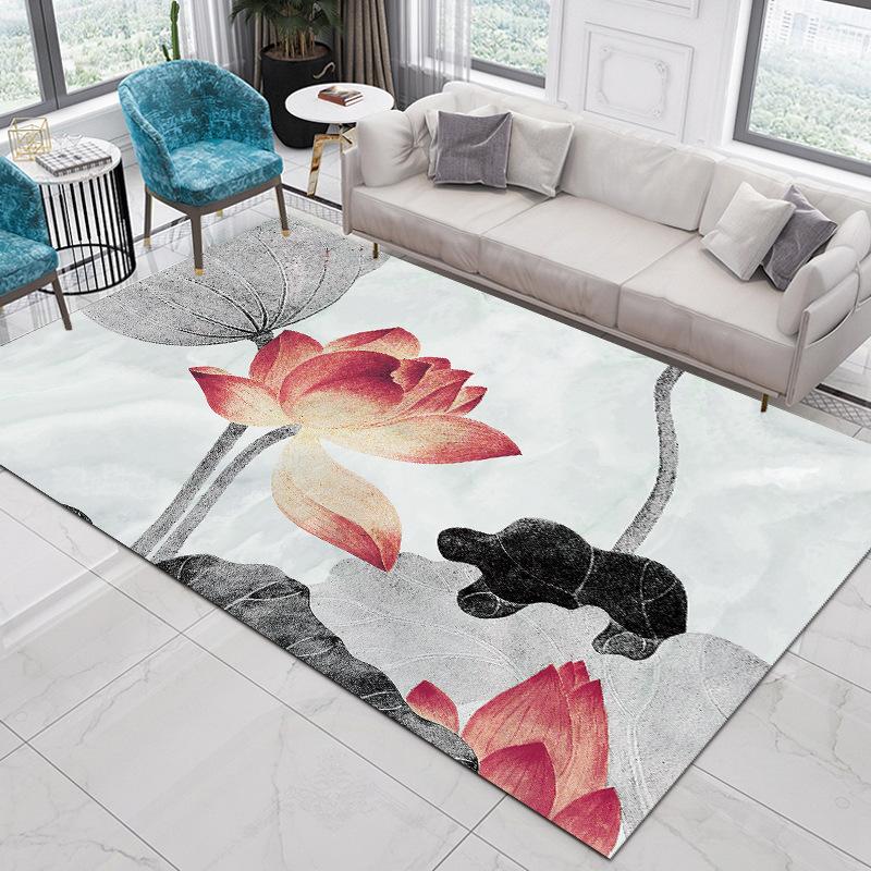 Nordic Ethnic Style Carpet Living Room Bedroom Sofa Coffee Table Tatami Bohemian Home Carpet