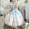 Απογευματινό Τσάι Γάτας Πλήρης Τιμή Φόρεμα Lolita JSK Φόρεμα με Τιράντες Lolita Lolita