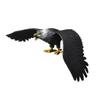 Simuliertes Adler-Modell Spielzeug Tier Vogel Spielzeug für Mädchen Kinder Bildung Geschenk S grau