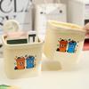 Cartoon Desktop Trash Can Cute Small Waste Bin Funny Tabletop Wastebasket Mini Trash Bin for Home Office Desk Vanity Table
