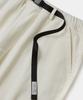 COLUMBIA UNIVERSITY Sl-Label Belted All-Round Corduroy Pants Cream