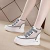 Footwear 2024 High Top Women's Shoes Mesh Breathable Platform Black Female New 39 Fashion A Shoe Spring Urban Autumn Y2k Trends