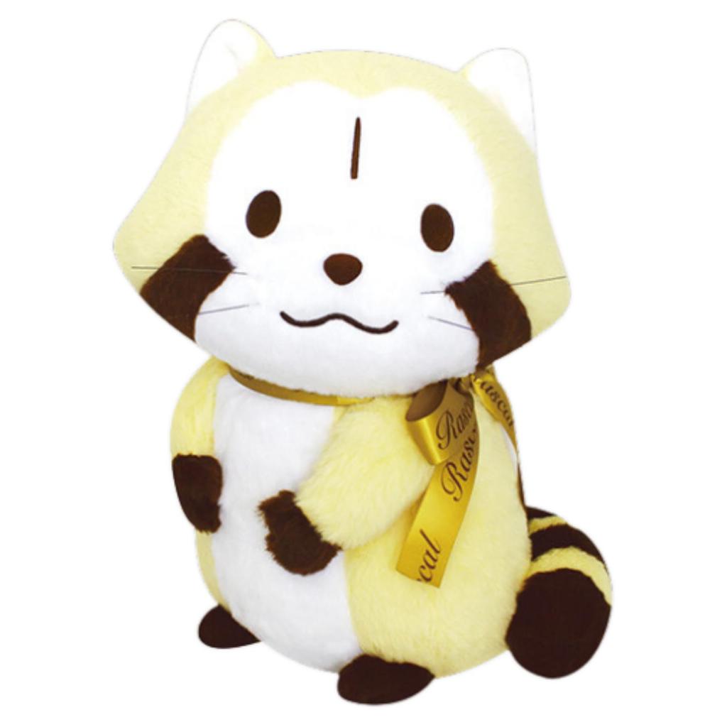Rascal Fluffy Ribbon Big Plush Toy Approx. 35cm