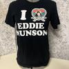 I Love Eddie Munson Womens T-Shirt Medium Stranger Things Netflix