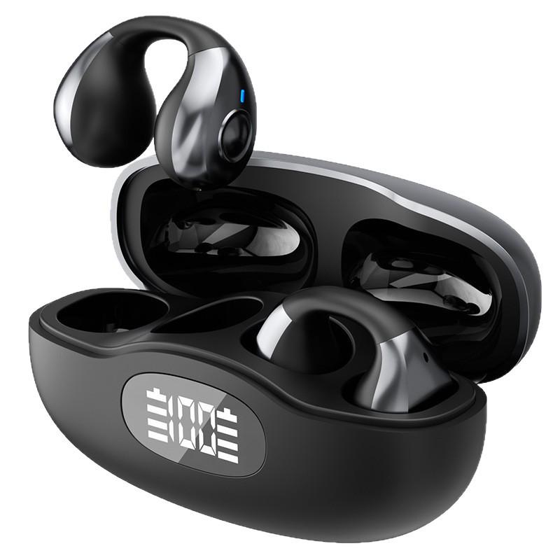 H205 In-Ear Bluetooth Ear-Clip Headphones: Ultra-Long Battery, Sports Noise Reduction, 2025 Model