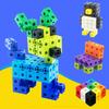 100pcs Mathematics Linking Cubes Interlocking Multilink Counting Stacking Blocks Kids Learning Educational Children Toys Gifts