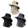 Waterproof Breathable Fishing Hat Wide Brim Sun Cap with Neck Flap Summer Outdoor Hat for Hiking Camping Gardening Beach Cycling