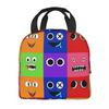 R-Rainbowed Friend  Accessories Insulated Lunch Bag For School Office Food Container Portable Thermal Cooler Lunch Box