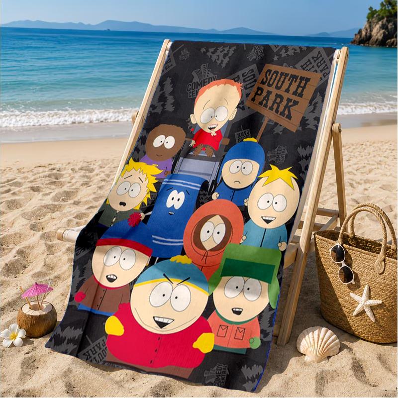 South Friends Adventure Beach Towel, Microfiber Beach Towel, Perfect For Pool, Beach, Travel, Home Decor Beach Party Fan Gifts