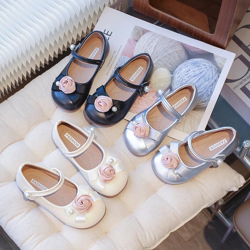 New 2026 Spring/Autumn Girls' Mary Jane Leather Princess Shoes - Children's Formal & Casual Wear