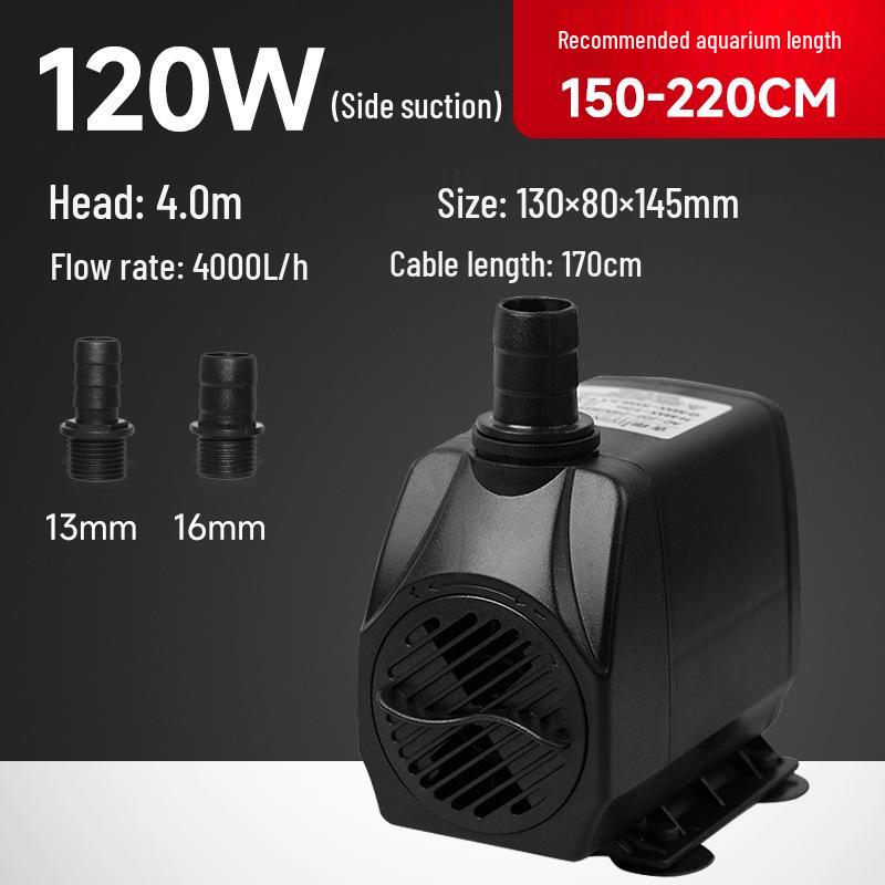 Goldfish Tank Mini Silent Submersible Pump for Rockery Waterfall, Fountain, and Circulation Filter.