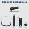Roof Box U Bolt Clamp Car Van Mounting Fitting Kit Attachment Multipurpose Easy Installation Metal