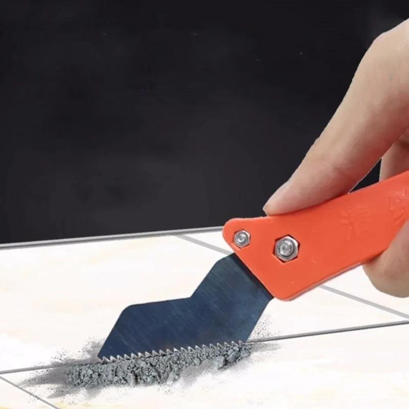 Professional Tile Gap Cleaning Tool Grout Remover Scraper Hook Knife with Replacement Blades for Wall Floor Ceramic Tile Seam Repair