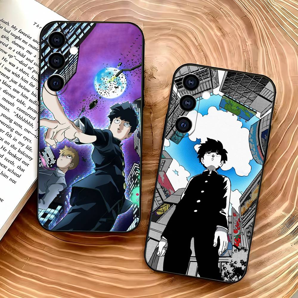 Mob P-Psycho 100 Silicone Soft Phone Case for Samsung Galaxy A73 A72 A71 A70 A53 A52 A51 - Protective Cover