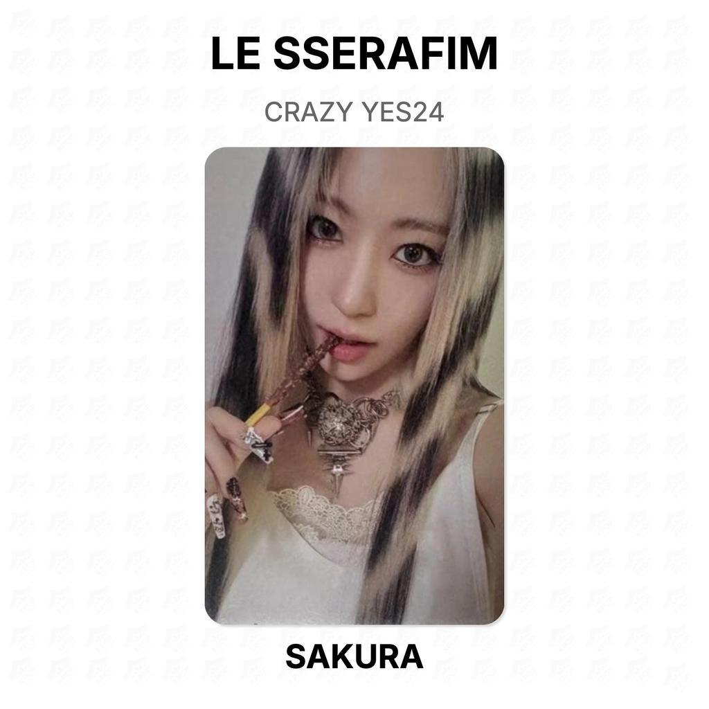 LE SSERAFIM CRAZY YES24 Official Photocard