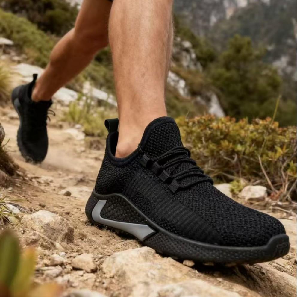 Flying woven mesh new ultra-light and breathable casual shoes sports shoes coconut shoes