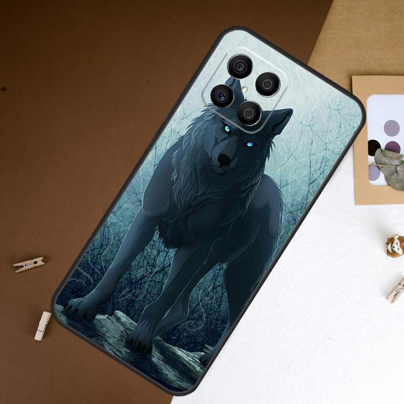 

Чехол-арт с волком для Honor Magic 5 Lite Magic 6 Pro 50 70 90 X6 X7 X8 X9 8X X7a X6a X8a X9a X9b Honor Magic6 Lite
