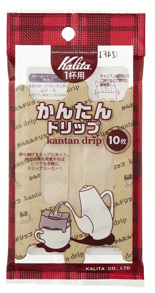 Kalita Kalita Coffee Filter Easy Drip 10 Sheets #08053