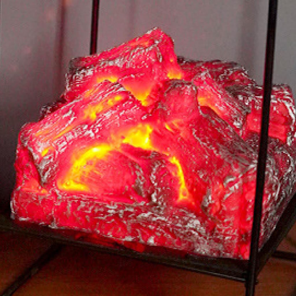 Bonfire Lamp Flameless LED Light Fake Fireplace Lamp Iron Home Decoration for Room Type B 470g /
