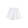 White Bud Pants Skirt Women's Summer Thin New High-waisted Casual Tutu Skirt Pants Wide-leg Lantern Shorts