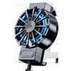 Portable Cooling Fan Mini Cooling Fans for Mobile Phone Silent Cooler Cell Phone Gaming Radiator Game Cooler