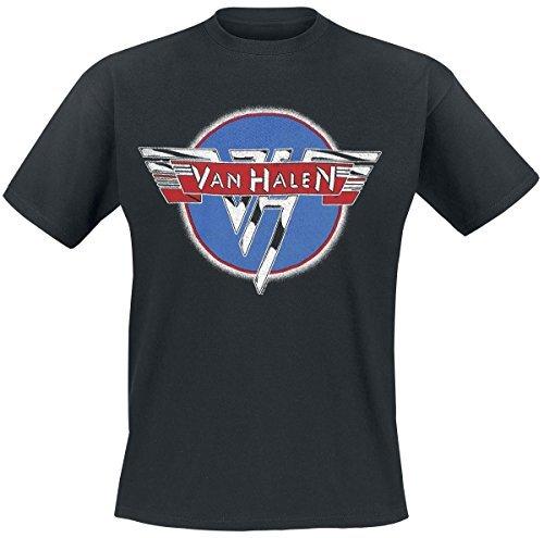 Van Halen Chrome Logo T-Shirt black L S