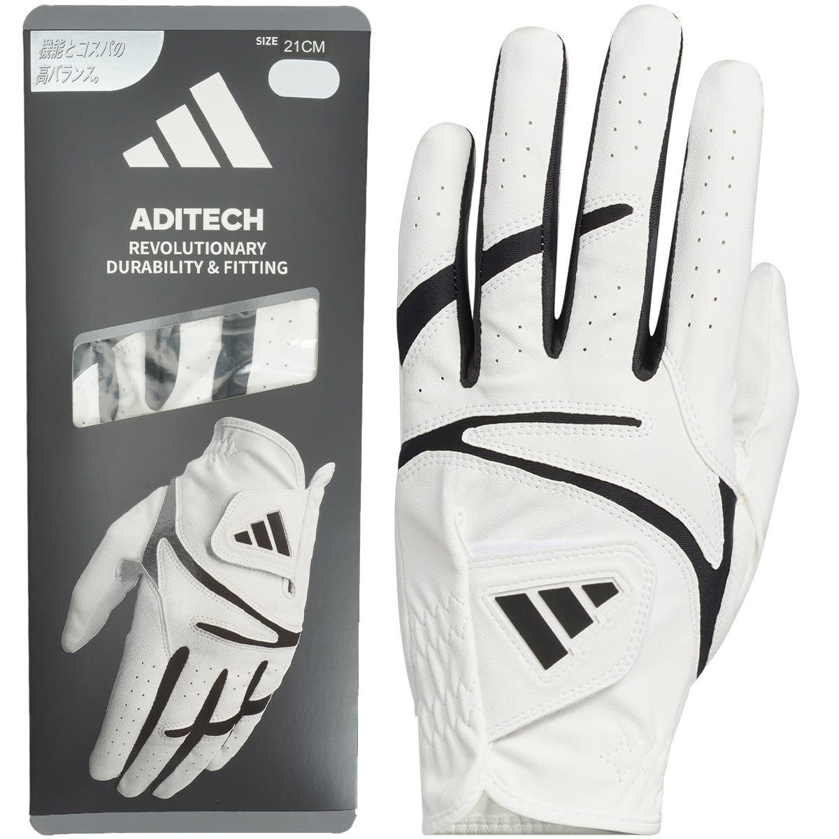 

Golf Gloves Aditek 24 Gloves White LH23 [Adidas Golf] Men s