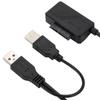 Sata To Usb 2.0 Adapter Cable External Power Cable For Cd/Dvd Rom Slimline Drive