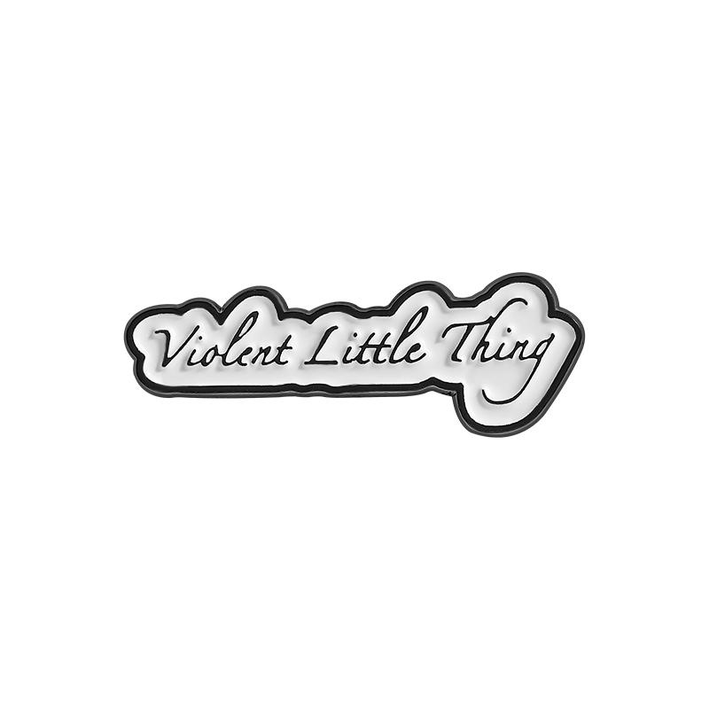 

Violent Little Thing Enamel Pin Fourth Wing Inspired Book Lovers Brooch Lapel Backpack Badge Jewelry Gift For Bookworm Friends