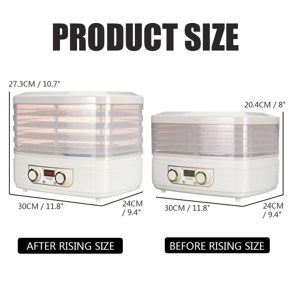 5 Layers Food Dehydrator Fruit Vegetables Herb Meat Dryer Food Electric Drying Machine DIY Pet Meat Snacks For Home 220v