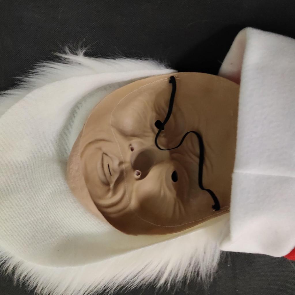 Blue Eyed Santa Claus Latex Mask