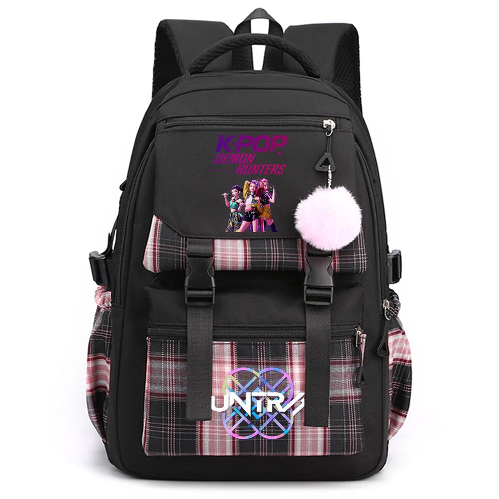 Anime Cute Cartoon K-Pop Printed Large Capacity Backpack for Teenger Student Girl Boy Schoolbag Bookbag Kid Gift Women Waterproof Travel Bag Mochila