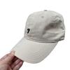 Korean pure cotton soft-top baseball cap for men and women, suitable for large head sizes, casual and versatile, summer duckbill cap with letter