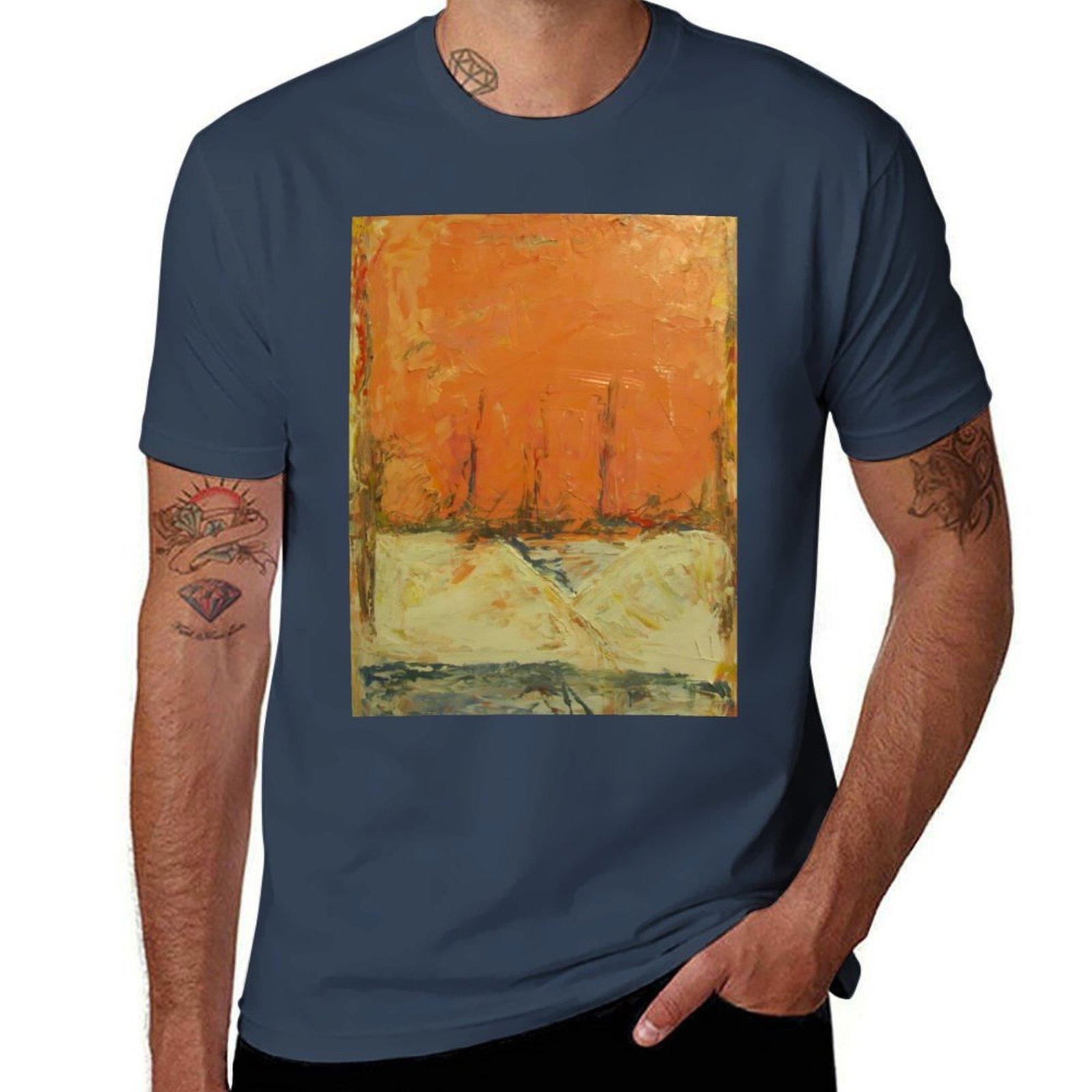 Rothko Mark TShirt Work Utility Short Sleeve Shirt S