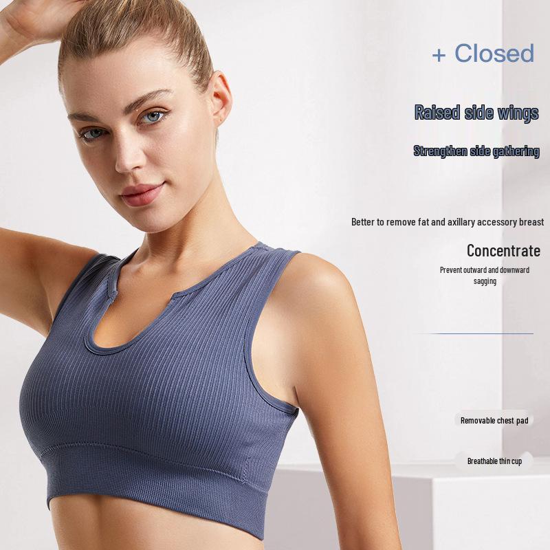 Women's Shockproof Sports Bra: Anti-Sag, Wireless, Sexy Back Yoga Vest