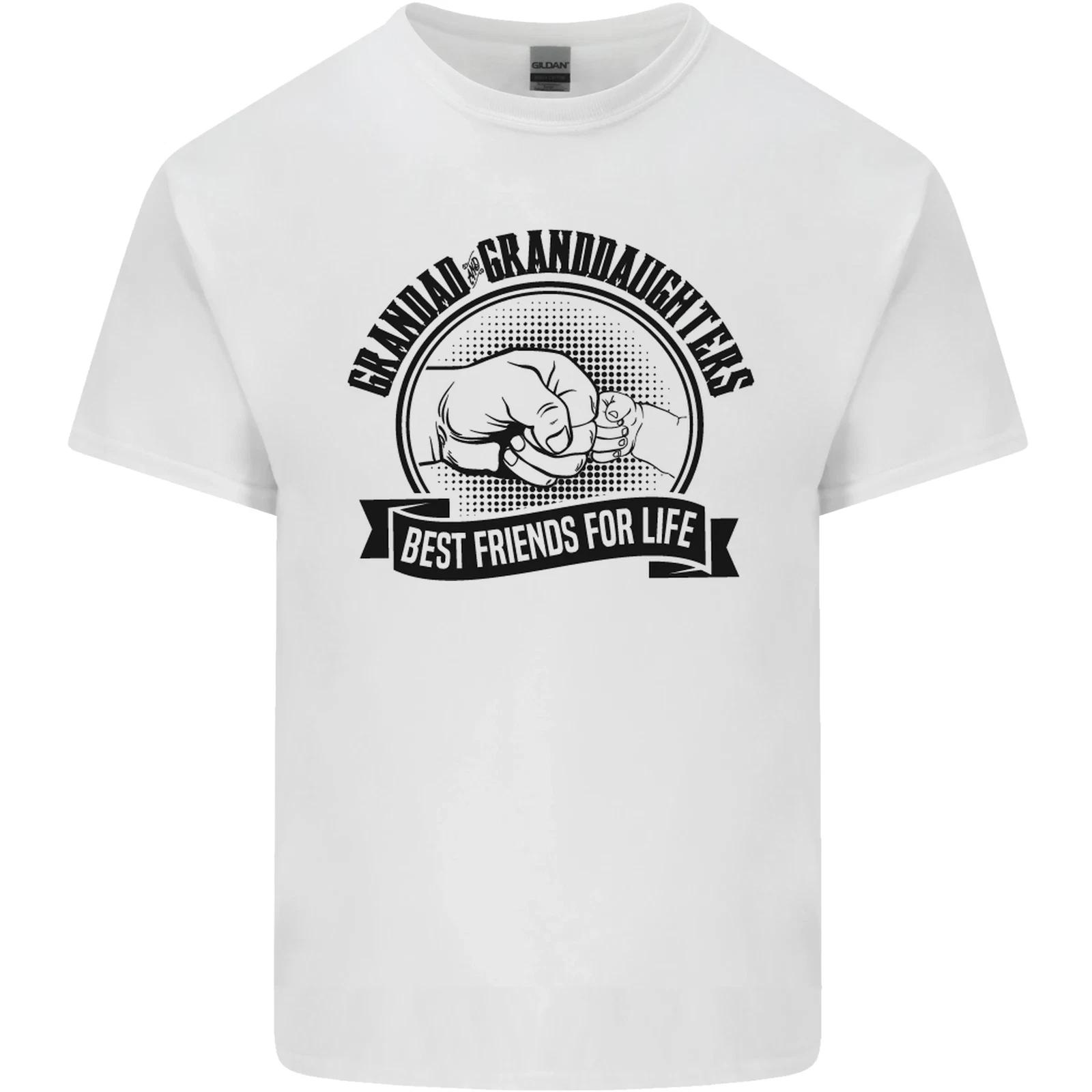 Grandad & Granddaughters Grandparents Day Kids T-Shirt Childrens L