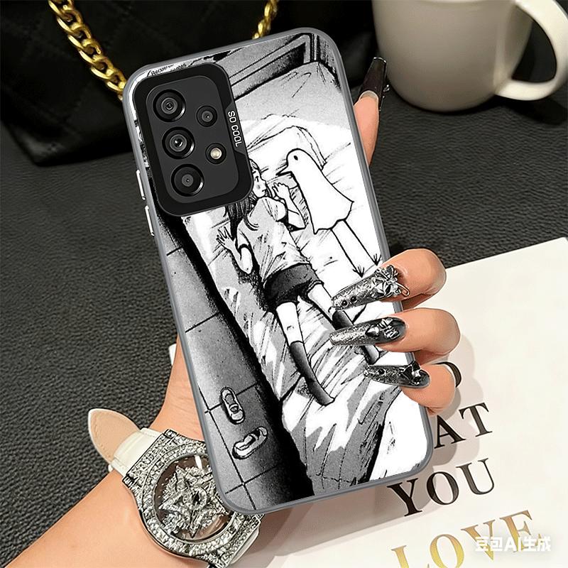 Oyasumi Punpun Anime Shockproof Phone Case for Samsung A17 A16 A15 A14 A37 A57 A36 A56 A26 A35 A55 A25 A34 A54 A24 A13 A23 A33 A