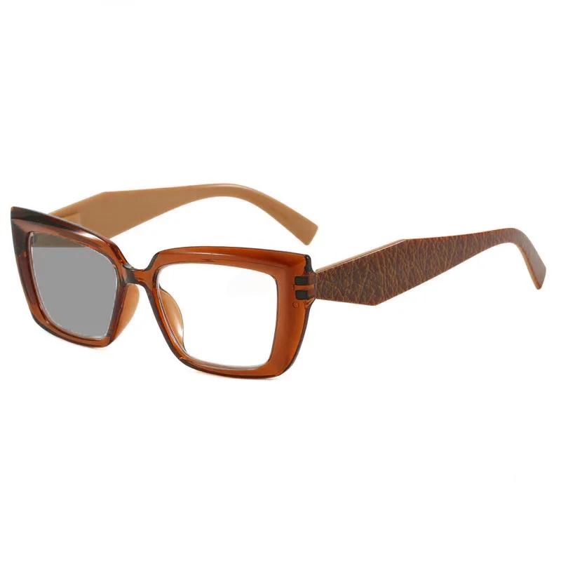 Rectangle Pochromic Myopia Glasses for Women Colorful Blue Light Blocking Near Sight Eyeglasses Outdoor Driving Sunglasses