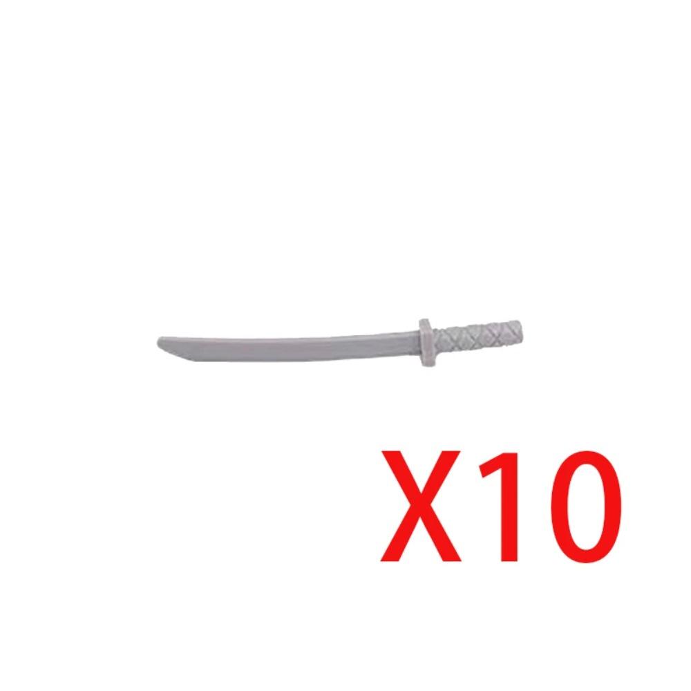 MOC Building Blocks Weapon Toy Accessories Medieval Soldier Knight Figure Ten Spear Crossbow Axe Sword Mini Brick Gift S001 DIY