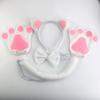 Cats Costume Set Includes Cats Tail Headband Bowtie Glove Skirt Halloween Catgirl Dress up Outfit for Kid Women Cosplay