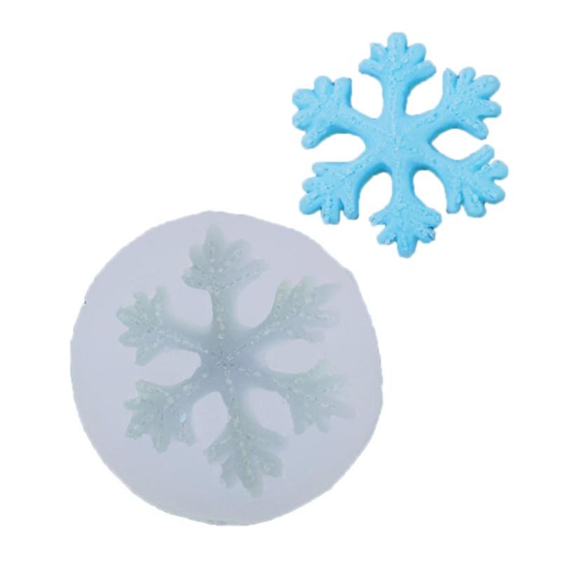 Snowflake Silicone Mold For Chocolate Baking Christmas Cake Decoration Reusable Food Safe Nonstick Design Mould
