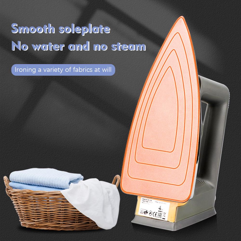 1600W Old-Fashioned European Dry Iron with Heat Transfer Function for Rhinestones and Wood Veneer