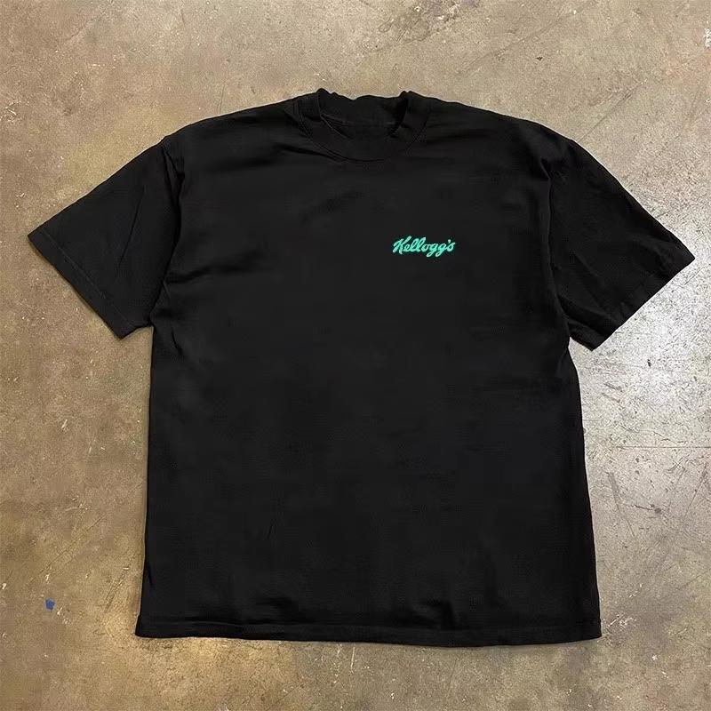 Summer Essential Cotton Unisex T-Shirt Fashion Printing Soft Breathable Crew Neck Fashion Men's and Women's T-Shirts t shirts