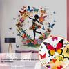 Dream Creative Sticker Butterfly Elf Girl Wall Sticker Self-adhesive Bedroom Living Room Background Decoration Sticker