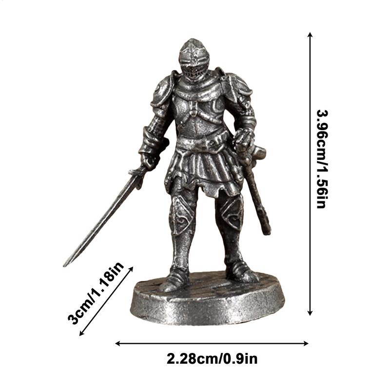 Desk Figurines Warrior Craft Ornament Creative Desktop Model Toy Home Decoration For Garden Balcony Nightstand Entryway Living