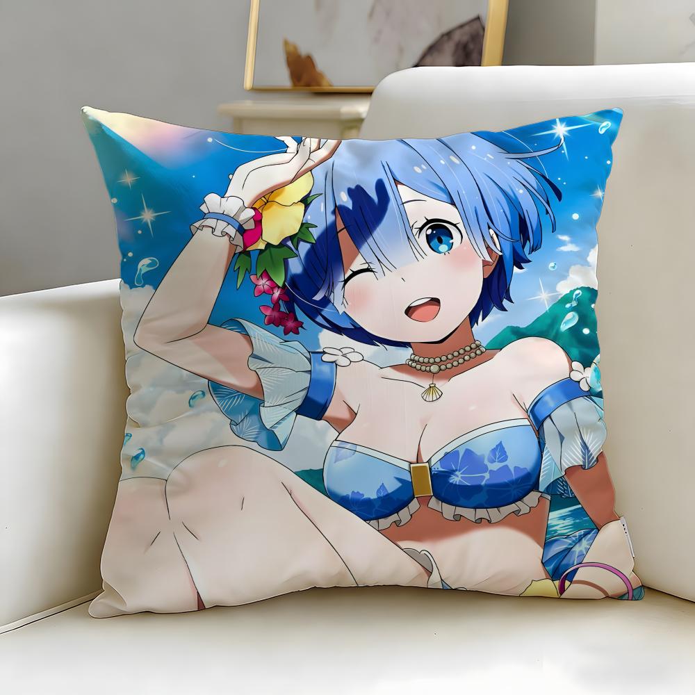 ReLife In a Different World from Zero Cushion Cover Soft  EasyWash Pillow Case  Versatile for Couch Bed Travel and Office