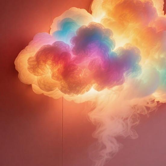 DIY Wolkenlicht-Set mit Musiksynchronisation LED USB-betrieben 3D Donnerwolken-Dekor Farbwechsel Schlafzimmerbeleuchtung