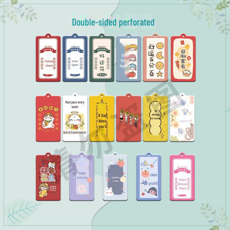 

Fortune Keychain: Boost Career Success, Ace Exams, and Attract Good Luck with DIY Doll Pendant Double-sided Drilled