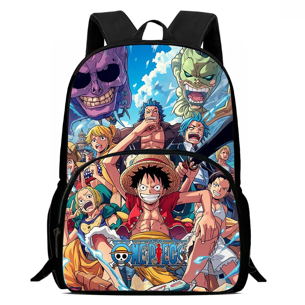 15 Inch One Piece School Backpack Durable Lightweight Unisex Daypack with Front Pocket for Boys Girls Age 6-10 Daily Outdoor Use